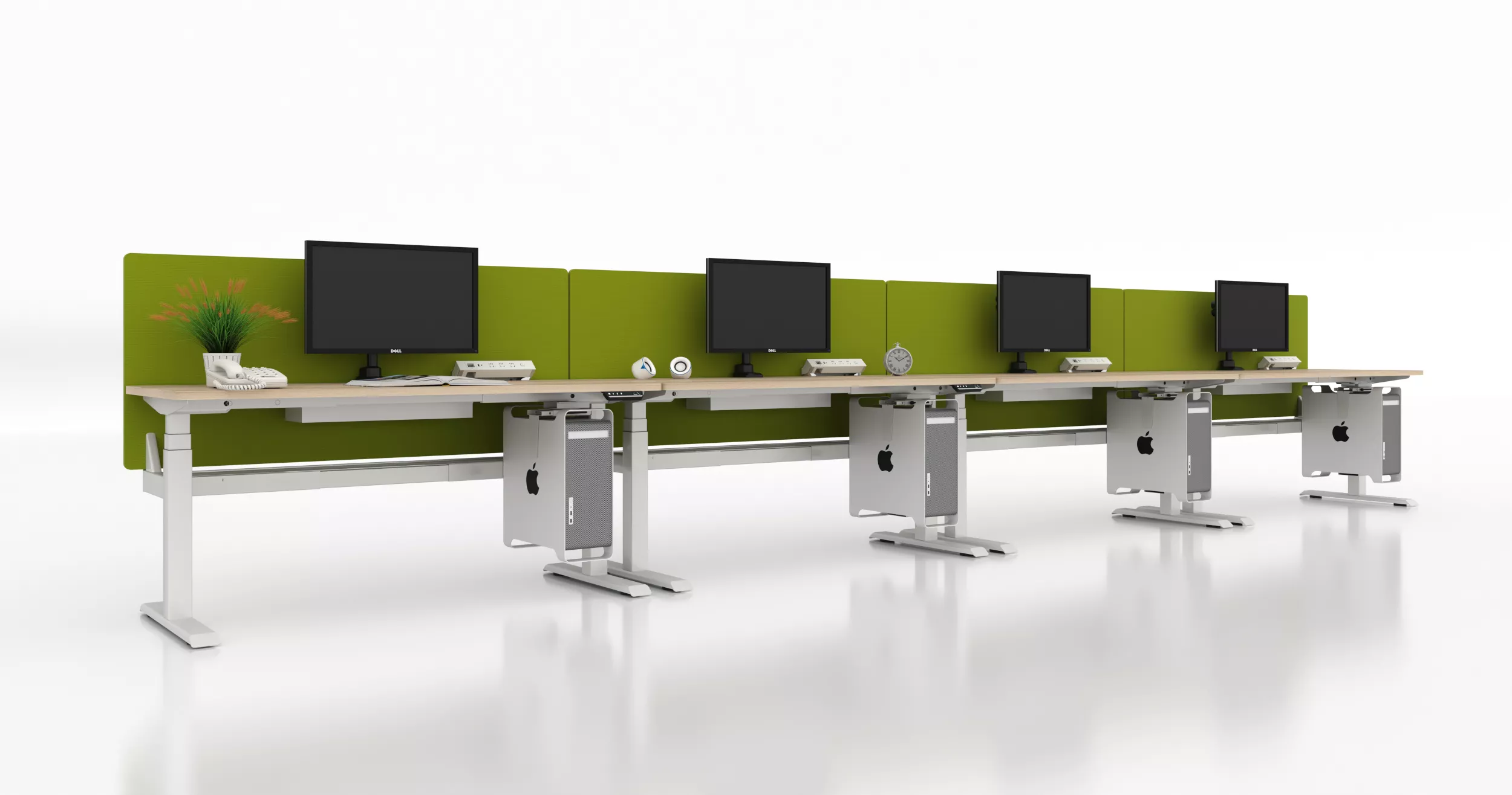 Row Workstation Layout